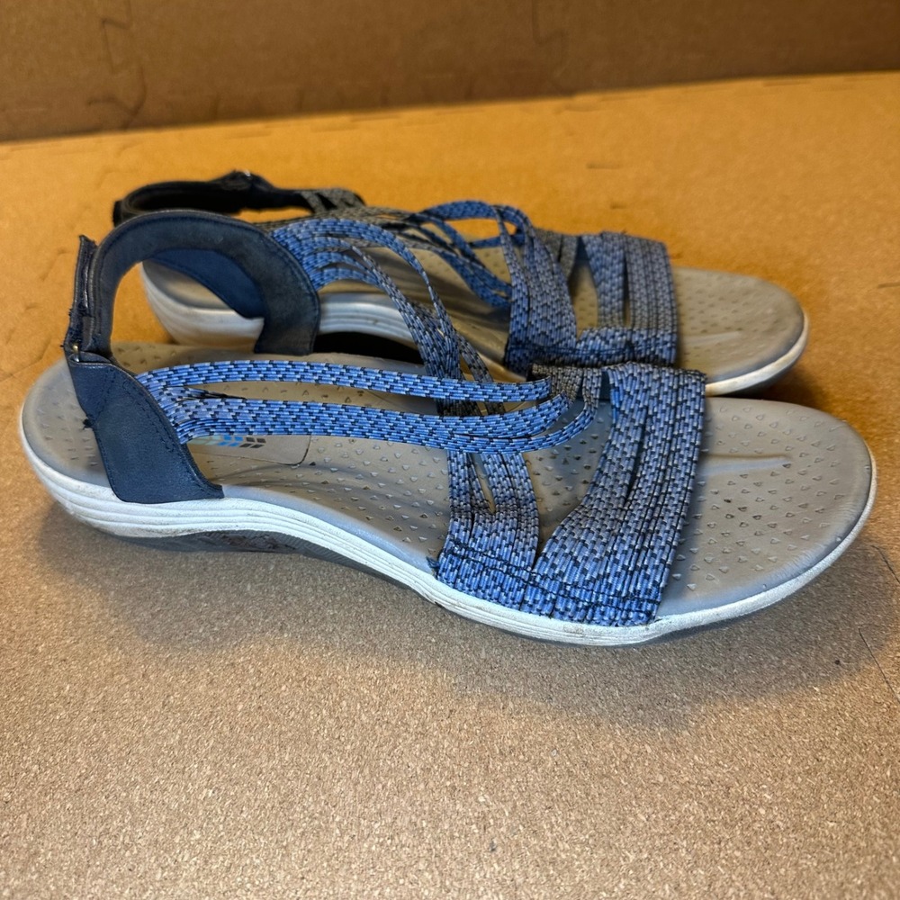 Skechers Outdoor Lifestyle Blue Strappy Arch Comfort Sandals Womens 8